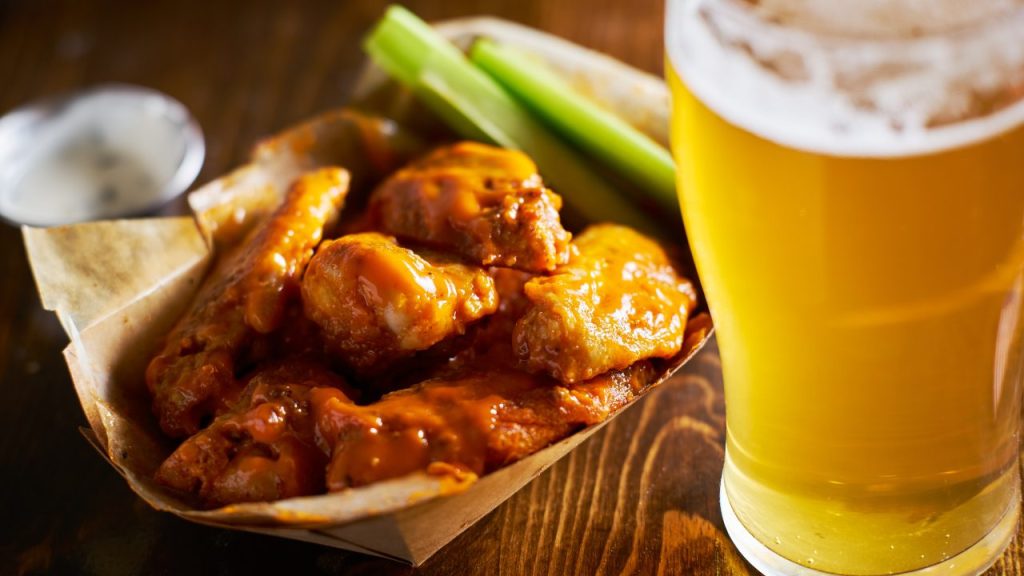 唐揚げとビール